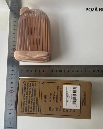 Sapuniera de Calatorie, Suport pentru Sapun cu Scurgere a Apei, Recipient cu Capac Depozitare, Savoniera pentru Baie