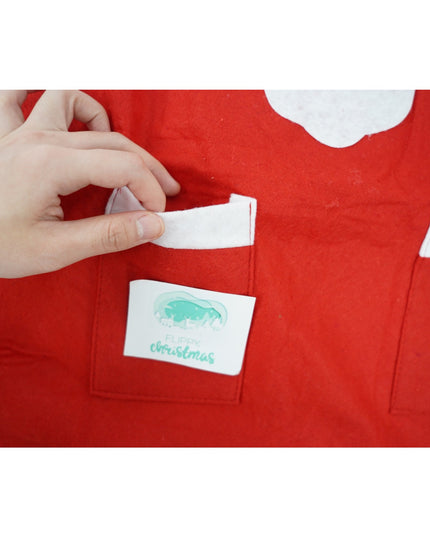 Sort Craciun, cu model de Mos Craciun