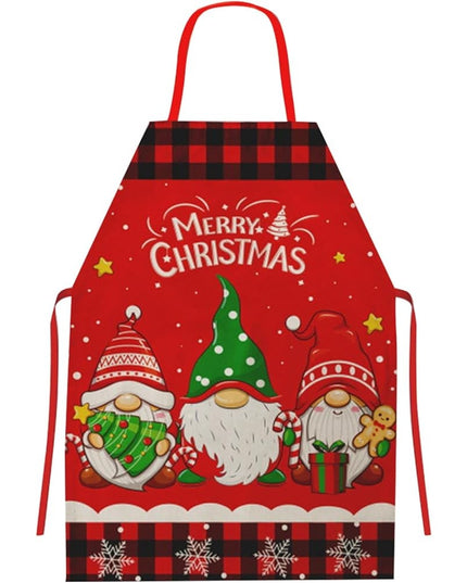 Sort de Bucatarie Decorativ, Tema Craciun,Model 3 Elfi, din Poliester