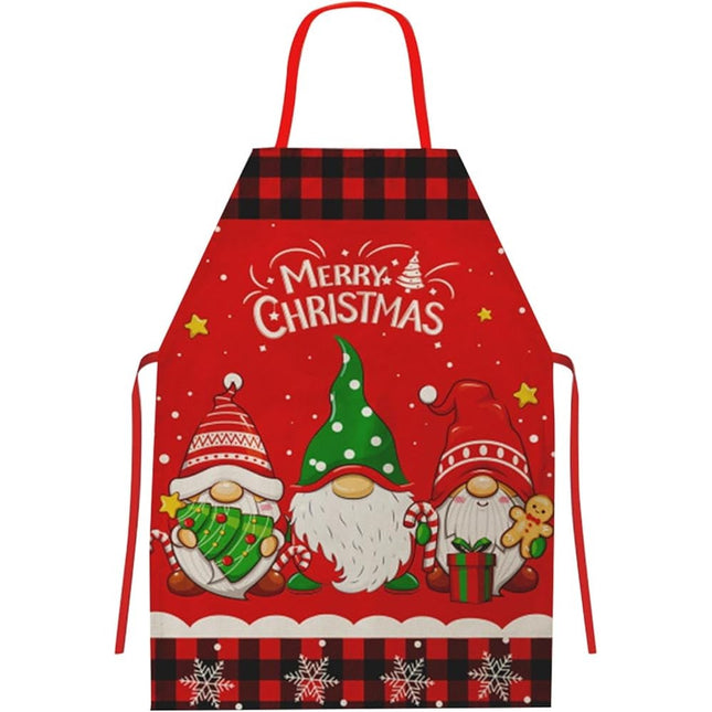 Sort de Bucatarie Decorativ, Tema Craciun,Model 3 Elfi, din Poliester