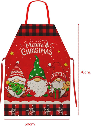 Sort de Bucatarie Decorativ, Tema Craciun,Model 3 Elfi, din Poliester