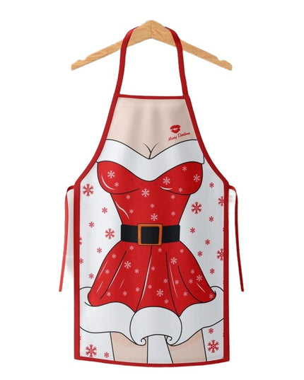 Sort de Bucatarie Decorativ, Tema Craciun,Model Craciunita, din Poliester