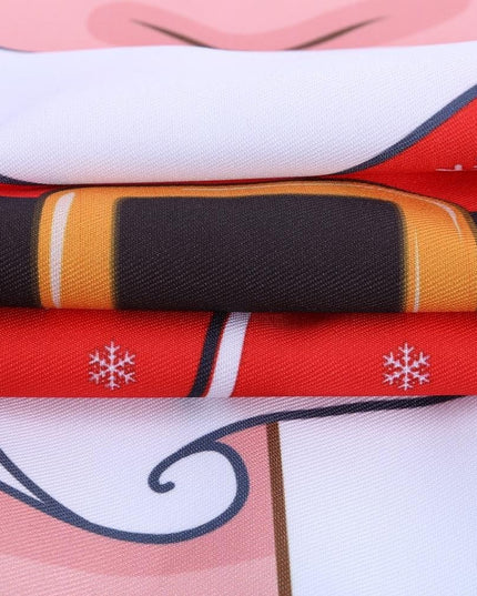 Sort de Bucatarie Decorativ, Tema Craciun,Model Craciunita, din Poliester