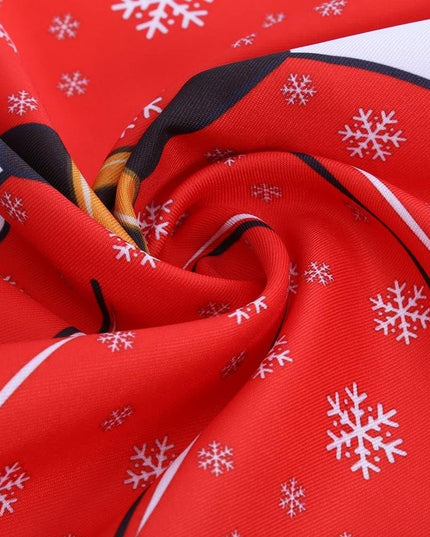 Sort de Bucatarie Decorativ, Tema Craciun,Model Craciunita, din Poliester