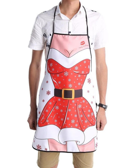 Sort de Bucatarie Decorativ, Tema Craciun,Model Craciunita, din Poliester