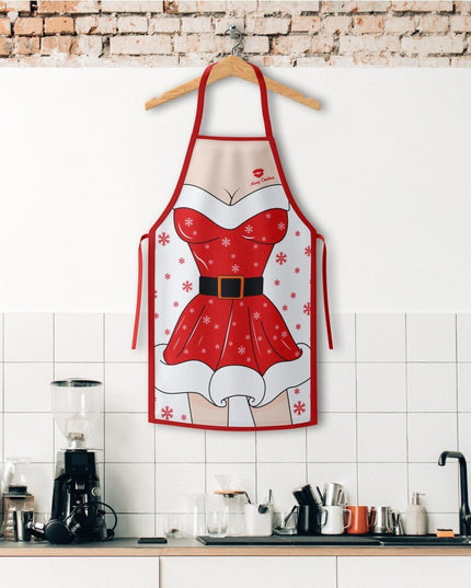 Sort de Bucatarie Decorativ, Tema Craciun,Model Craciunita, din Poliester