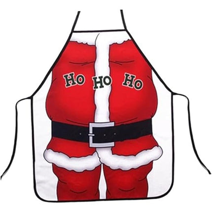 Sort de Bucatarie Decorativ, Tema Craciun,Model HO HO HO, din Poliester