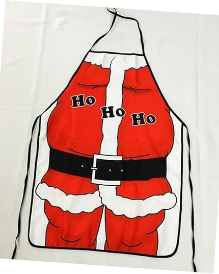Sort de Bucatarie Decorativ, Tema Craciun,Model HO HO HO, din Poliester