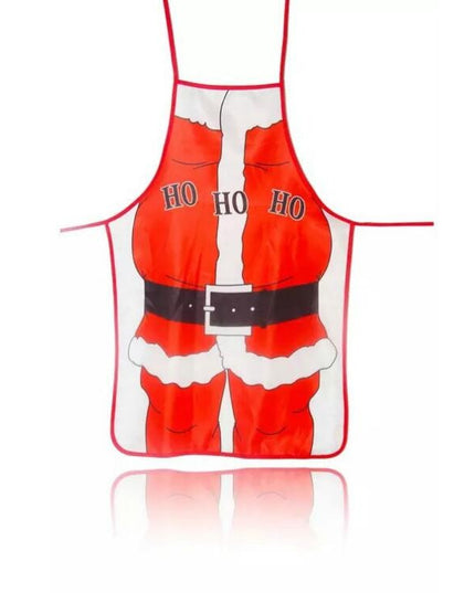 Sort de Bucatarie Decorativ, Tema Craciun,Model HO HO HO, din Poliester