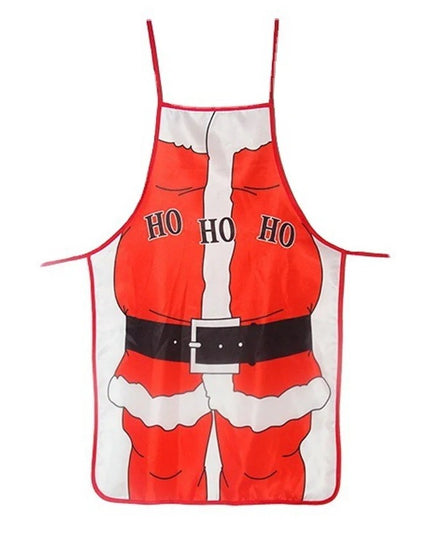 Sort de Bucatarie Decorativ, Tema Craciun,Model HO HO HO, din Poliester