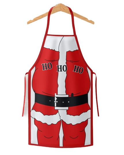 Sort de Bucatarie Decorativ, Tema Craciun,Model HO HO HO, din Poliester