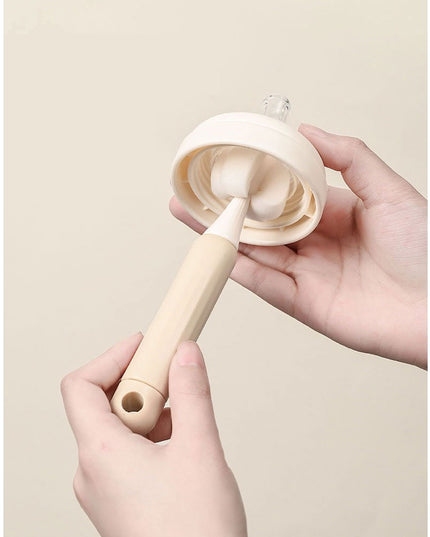 3 Perii de Spalat Biberoane, pentru Tetina, Biberon, Pai, Materiale Sigure, fara BPA, Curatare 360°