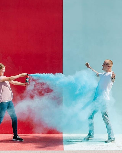 Spray Gender Reveal, 260 ml, din Amidon de Porumb, Dezvaluire Gen Bebelusi