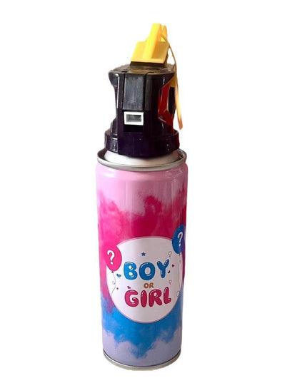 Spray Gender Reveal, 260 ml, din Amidon de Porumb, Dezvaluire Gen Bebelusi