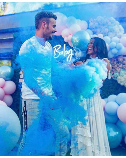 Spray Gender Reveal, 260 ml, din Amidon de Porumb, Dezvaluire Gen Bebelusi