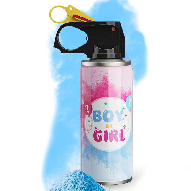 Spray Gender Reveal, 260 ml, din Amidon de Porumb, Dezvaluire Gen Bebelusi