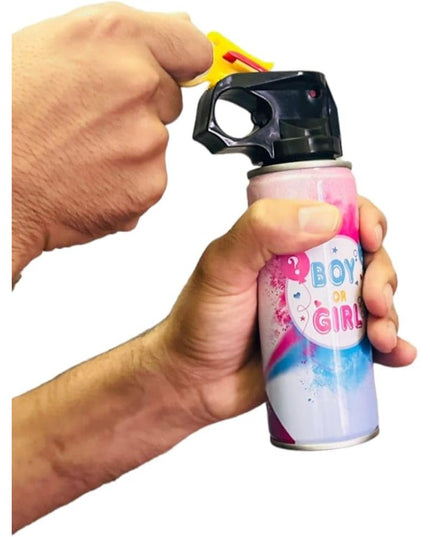 Spray Gender Reveal, 260 ml, din Amidon de Porumb, Dezvaluire Gen Bebelusi