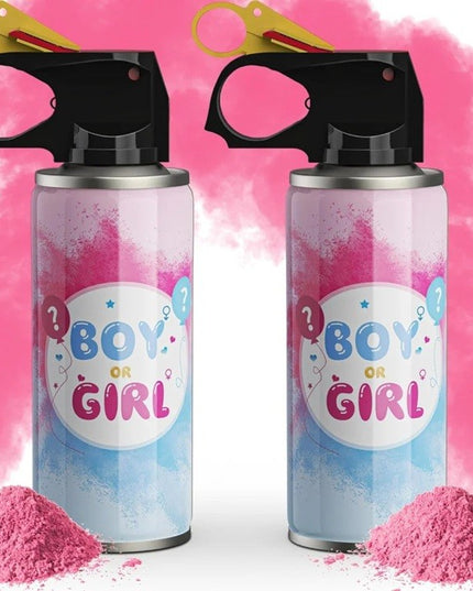 Spray Gender Reveal, 260 ml, din Amidon de Porumb, Dezvaluire Gen Bebelusi