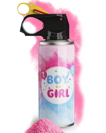 Spray Gender Reveal, 260 ml, din Amidon de Porumb, Dezvaluire Gen Bebelusi