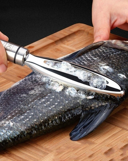 Perie de Curatare Solzi Peste, din Otel Inoxidabil
