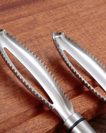 Perie de Curatare Solzi Peste, din Otel Inoxidabil