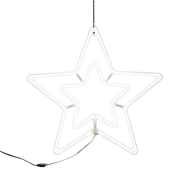 Stea luminoasa cu 5 colturi, 60 Led