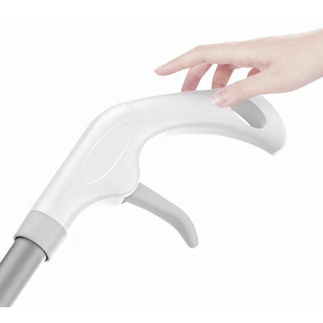 Stergator de Geamuri cu Doua Fete, Tija Telescopica, cu Recipient de Lichid, Laveta din Microfibra, Racleta Silicon