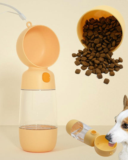 Sticla Animale, Portabila, pentru Hrana si Apa, din ABS, 400 ml/182 ml