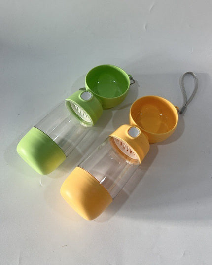 Sticla Animale, Portabila, pentru Hrana si Apa, din ABS, 400 ml/182 ml