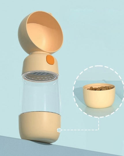 Sticla Animale, Portabila, pentru Hrana si Apa, din ABS, 400 ml/182 ml