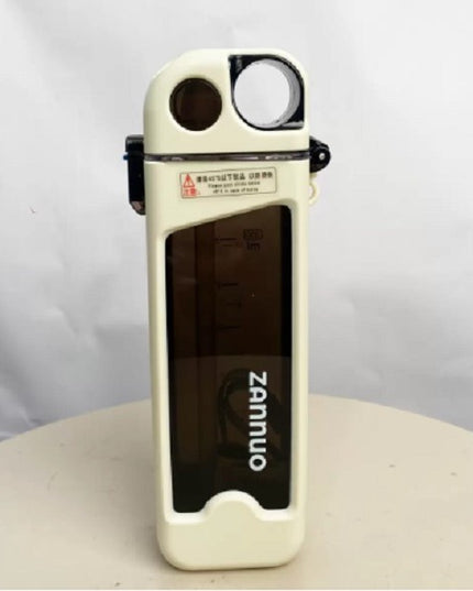 Sticla de Apa pentru Sport, 350 ml, cu Pai si Capac,Buton de Blocare, din PC