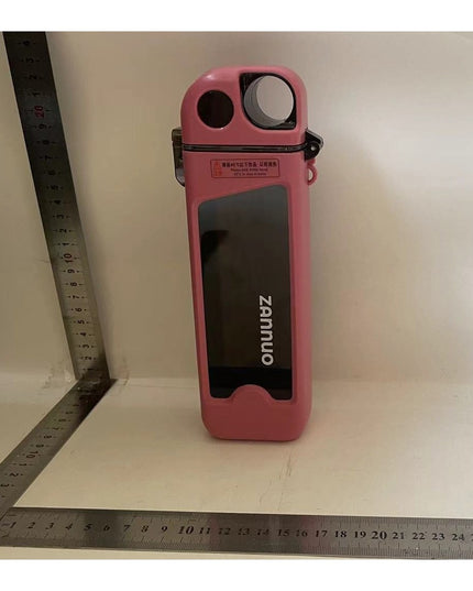 Sticla de Apa pentru Sport, 350 ml, cu Pai si Capac,Buton de Blocare, din PC