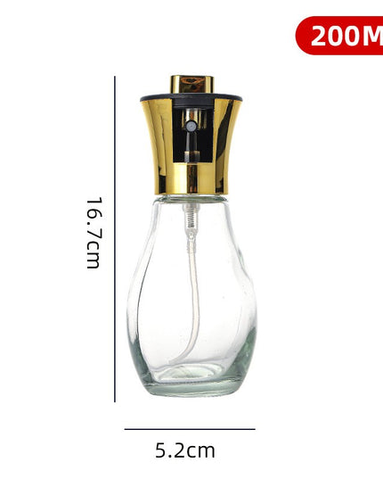 Sticla de ulei cu Pulverizator, Sticla pentru Lichide de Bucatarie, Otet, Sos,Volum 200 ml