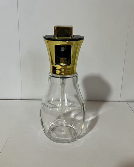 Sticla de ulei cu Pulverizator, Sticla pentru Lichide de Bucatarie, Otet, Sos, , Volum 200 ml, Gold