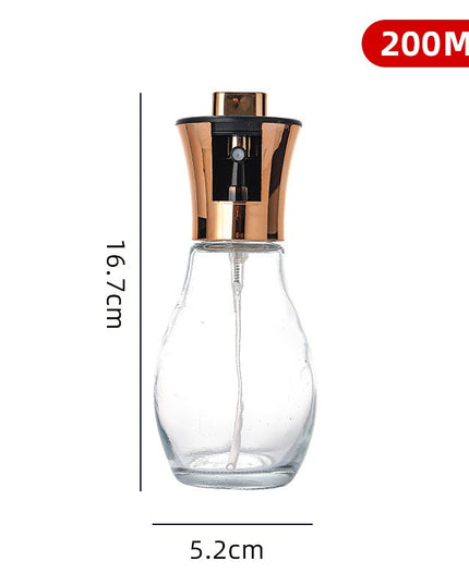 Sticla de ulei cu Pulverizator, Sticla pentru Lichide de Bucatarie, Otet, Sos,Volum 200 ml