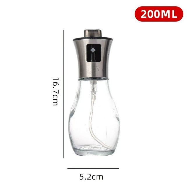 Sticla de ulei cu Pulverizator, Sticla pentru Lichide de Bucatarie, Otet, Sos,Volum 200 ml