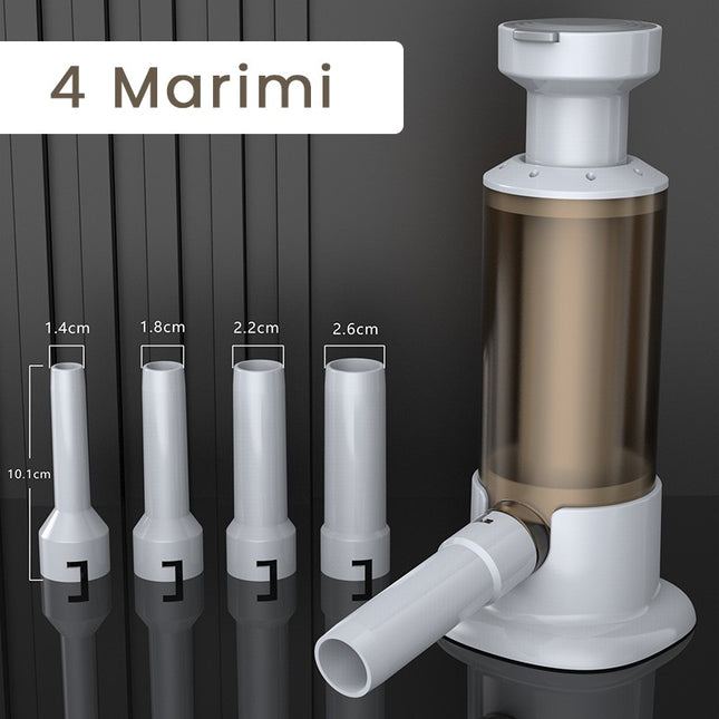 Aparat de Umplut Carnati, Manual Rezistent, Usor de Folosit si Depozitat, Durabil, Calitativ, 4 Tuburi/Marimi Incluse