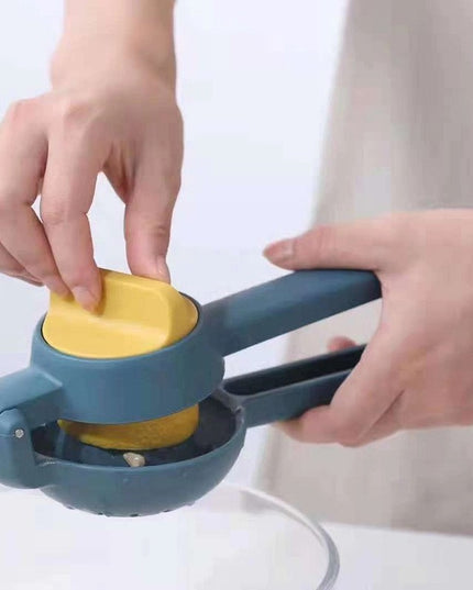 Storcator manual citrice, pentru lamai, portocale, cu actiune dubla, usor de utilizat, material ABS rezistent