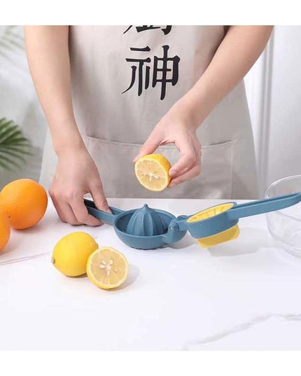 Storcator manual citrice, pentru lamai, portocale, cu actiune dubla, usor de utilizat, material ABS rezistent