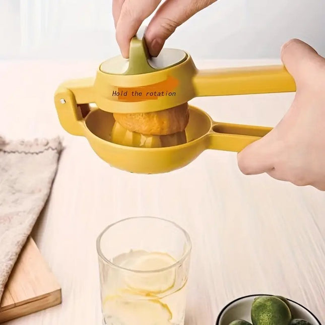 Storcator manual citrice, pentru lamai, portocale, cu actiune dubla, usor de utilizat, material ABS rezistent,