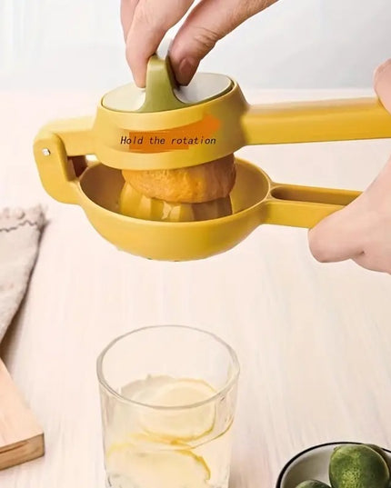 Storcator manual citrice, pentru lamai, portocale, cu actiune dubla, usor de utilizat, material ABS rezistent