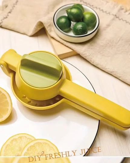 Storcator manual citrice, pentru lamai, portocale, cu actiune dubla, usor de utilizat, material ABS rezistent,