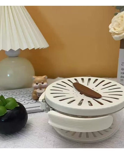 Strecuratoare 1 pentru Fructe si Legume, Cos de Scurgere si de Depozitare,din PP, cu Maner si Capac