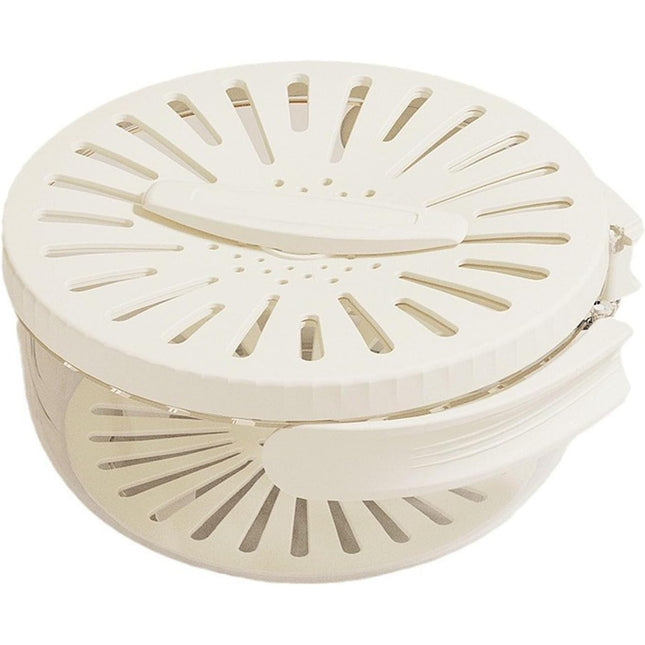 Strecuratoare 1 pentru Fructe si Legume, Cos de Scurgere si de Depozitare,din PP, cu Maner si Capac