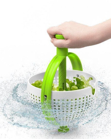 Strecuratoare multifunctionala rotativa, cu maner, material ABS,maner , cu ventuza pentru prindere sigura, practic si usor de folosit