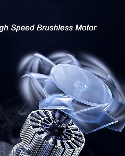 Suflanta de Aer Multifunctionala Portabila, Incarcare Auto, pentru Gratar, Masina, Indepartare Frunze si Praf, 1500 mAh, Viteta de Rotatie 25000 RPM, 2 Baterii de Li si Incarcator, Visiniu