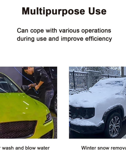 Suflanta de Aer Multifunctionala Portabila, Incarcare Auto, pentru Gratar, Masina, Indepartare Frunze si Praf, 1500 mAh, Viteta de Rotatie 25000 RPM, 2 Baterii de Li si Incarcator, Buton Lateral