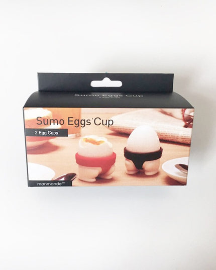 2 Suporturi pentru Oua Fierte, Model Sumo, din Silicon si PP