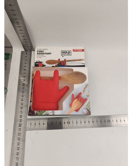 Suport Capac Anti- Varsare, Suport Lingura pentru Oala, Model in Forma de Deget, din Silicon