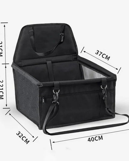 Scaun Auto pentru Animalele de Companie, Cos Auto pentru Animale, cu Prindere de Scaun si Centura de Siguranta